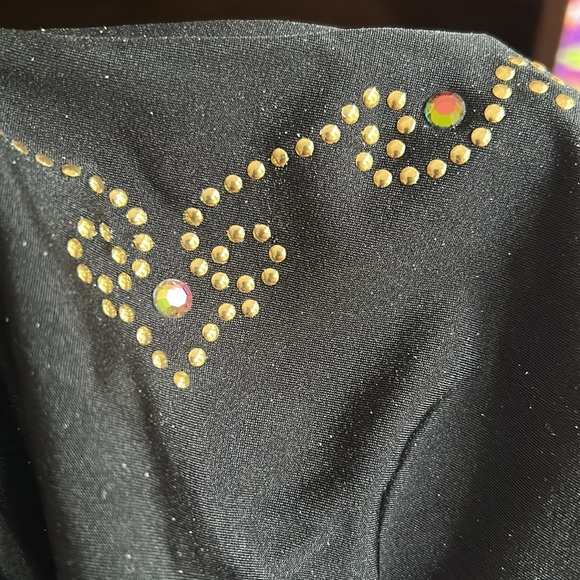 Vintage 1980s Janzen Embellished strapless one pice swimsuit bodysuit - Picture 10 of 10